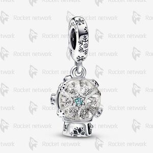 Pandora Snowflake Snow Globe Dangle Charm
